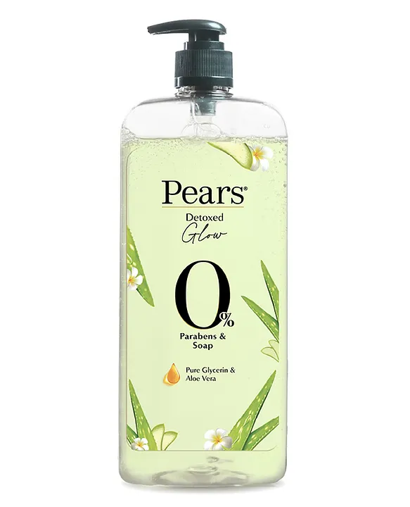 Pears Detoxed Glow Body Wash with Pure Glycerin & Aloe Vera (750ml)