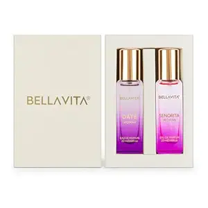 Bella Vita Luxury Date & Senorita Women Perfume Gift Set | Long Lasting Eau De Parfum | 2 x 20ml Premium Fragrance