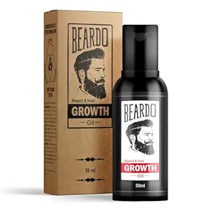 Beardo Beard & Hair Growth Oil 50ml | Faster Beard Growth | Natural Actives | No Harmful Chemicals
