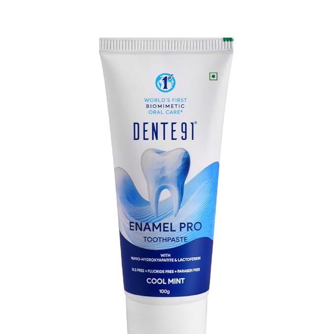 Dente91 Enamel Pro Toothpaste 100g | Repairs Cavities, Strengthens Enamel & Sensitivity Relief