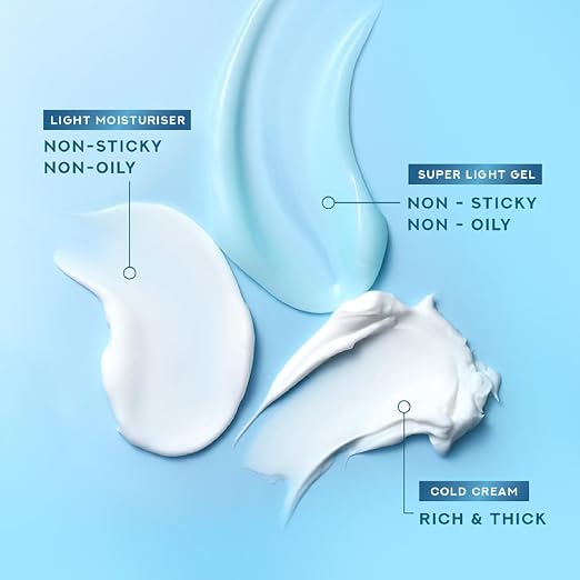 POND'S Super Light Gel texture comparison