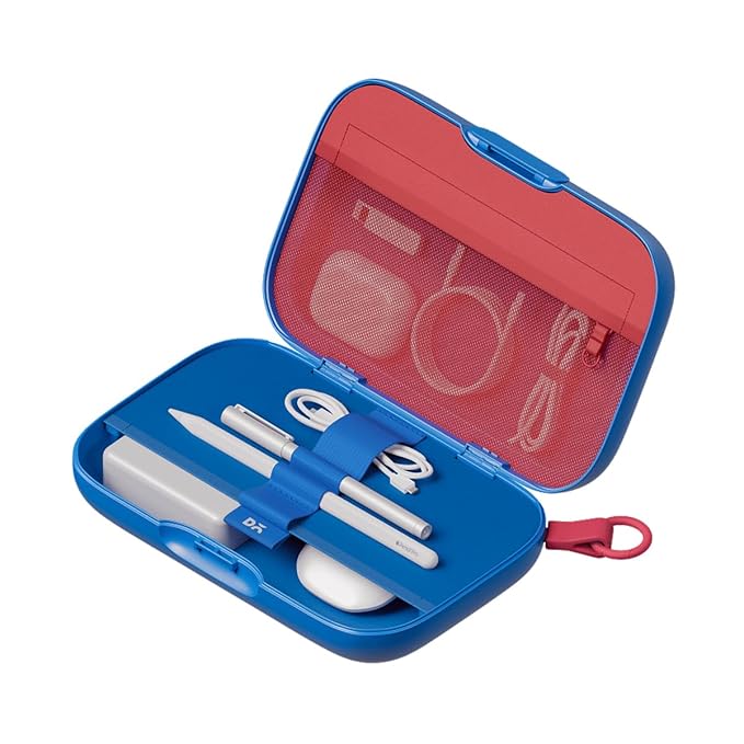 DailyObjects travel organiser with mesh pocket elastic loops and cable storage