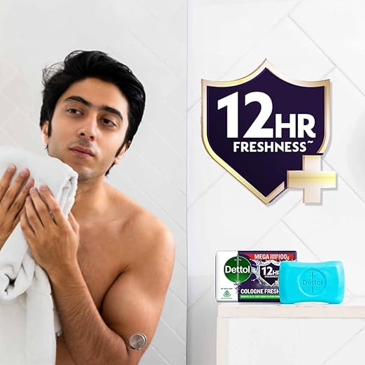 Dettol Cologne Fresh 12 hour freshness soap