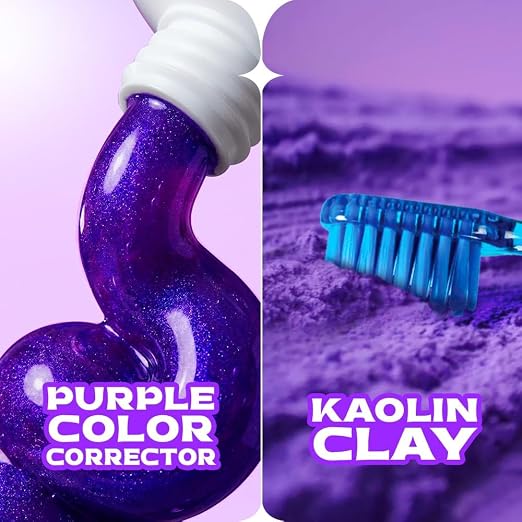 Purple Color Corrector and Kaolin Clay technology used in Closeup White Now Toothpaste.