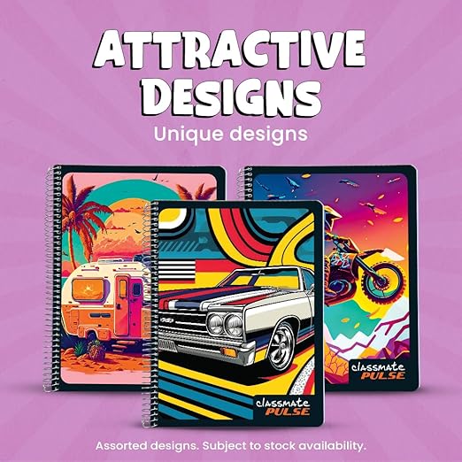 Classmate Pulse assorted notebook covers