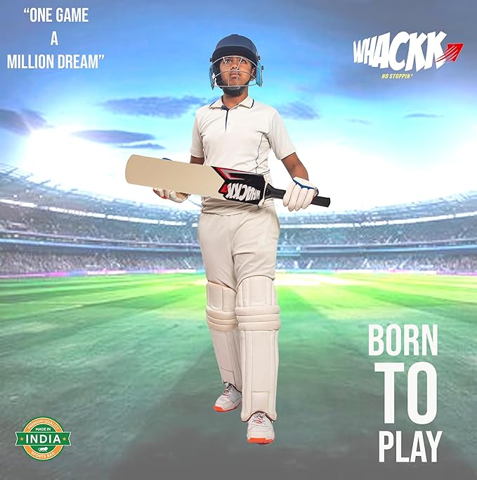 WHACKK size 5 cricket bat for kids 8 years