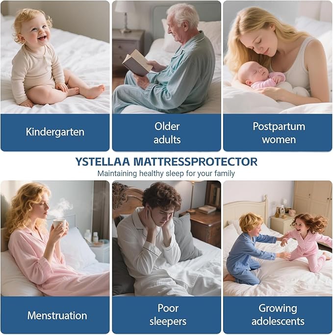 Mattress protector suitable for kids adults elderly