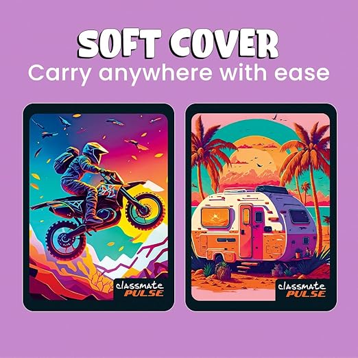 Classmate Pulse soft cover spiral notebook
