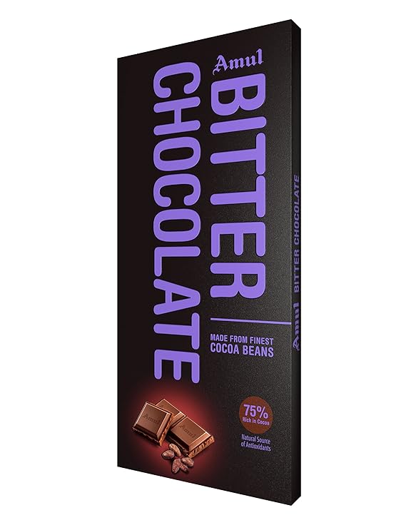 Amul 75 Percent Cocoa Chocolate Bar