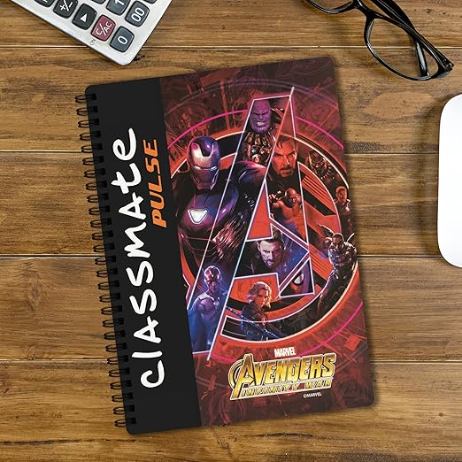 Classmate Pulse Avengers spiral notebook