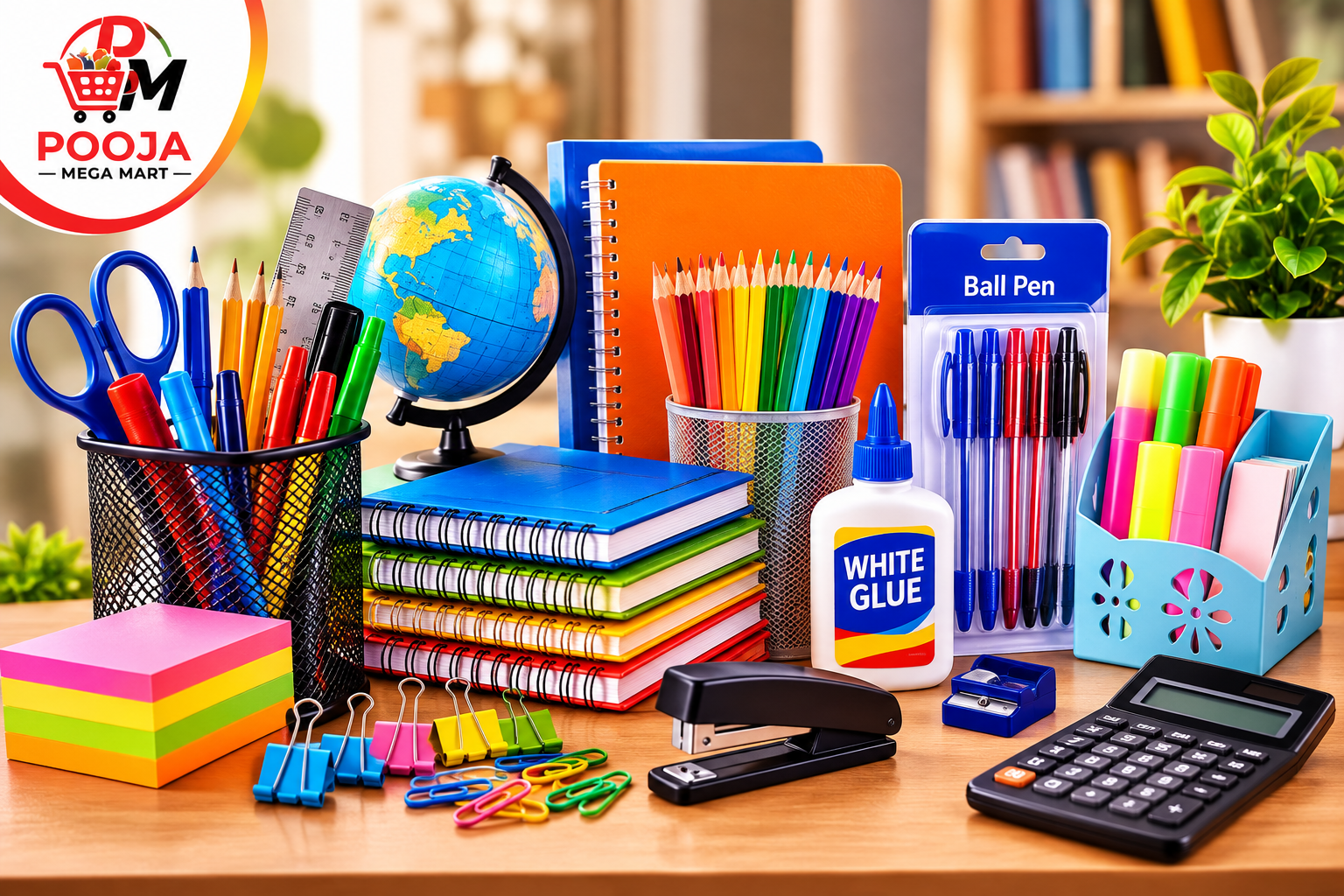 Stationery Online at PoojaMegaMart